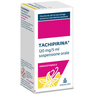 Tachipirina Sciroppo 120mg/5ml Vaniglia Caramello - flacone 120 ml