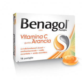 Benagol con Vitamina C gusto Arancia - 16 Pastiglie