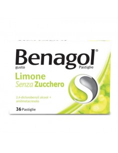 Benagol Senza Zucchero gusto Limone - 36 Pastiglie