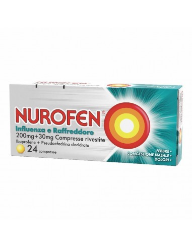 Nurofen Influenza e Raffreddore - 24 Compresse