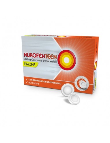 Nurofenteen 200 mg Ibuprofene - 12 Compresse Orosolubili