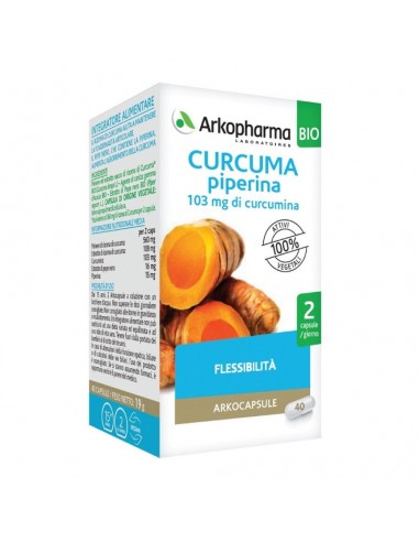 Arkocps Curcuma + Piperina - 40 Capsule