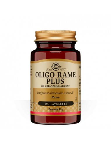 Oligo Rame Plus Solgar - 100 tavolette