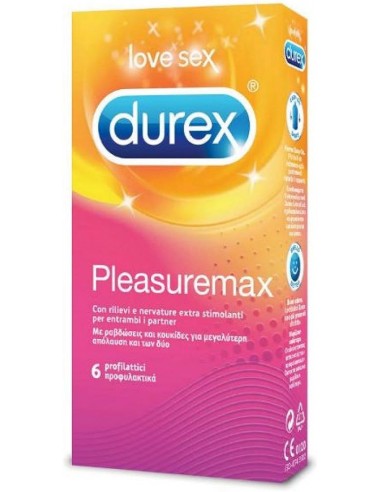 Durex Pleasuremax - 6 Preservativi