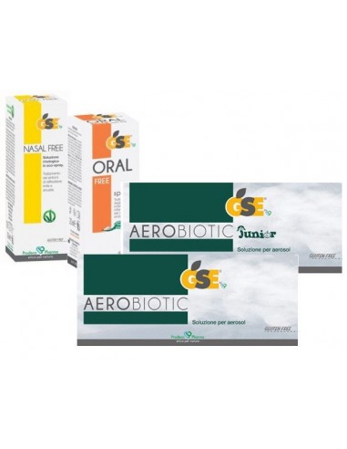 GSE Nasal Spray + Oral Spray + Aerobiotic Adulti e Junior