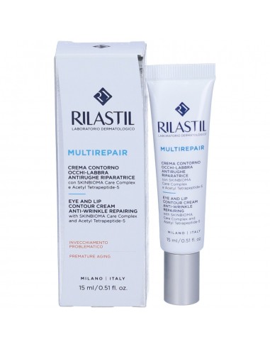 Crema Contorno Occhi e Labbra Rilastil Multirepair - 15 ml