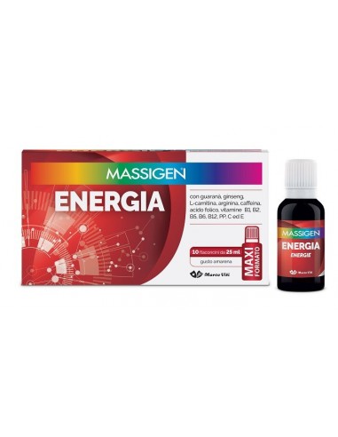 Massigen Energia - 10 Flaconcini