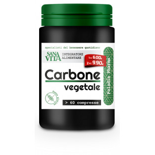Sanavita Carbone Vegetale - 60 Compresse
