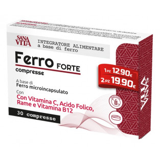 Sanavita Ferro Forte - 30 Compresse