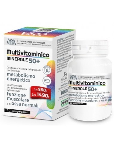 Sanavita Multivitaminico Minerale 50+ - 30 Compresse