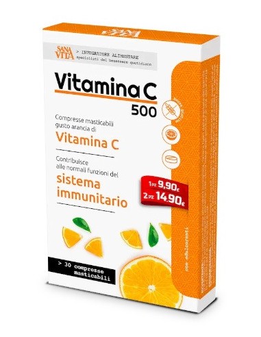 Sanavita Vitamina C - 30 Compresse Masticabili