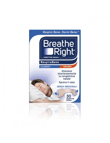 Breathe Right Cerotti Nasali Classici - 30 bretelline