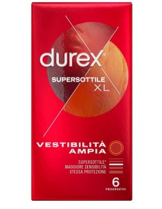 Durex Contatto Supersottile XL - 6 Preservativi