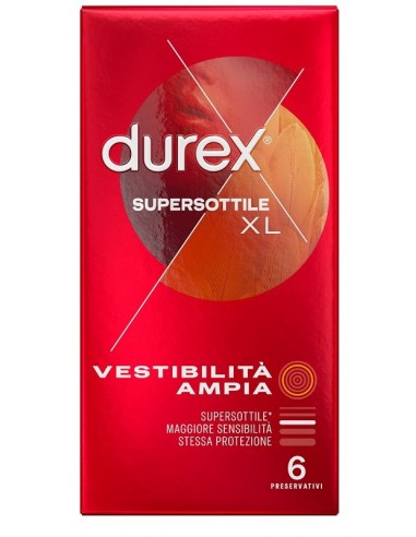 Durex Contatto Supersottile XL - 6 Preservativi