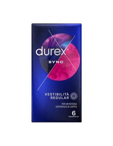 Durex Sync piacere reciproco - 6 preservativi