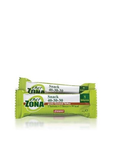 Barretta Snack Enerzona al gusto Caramel Toffee