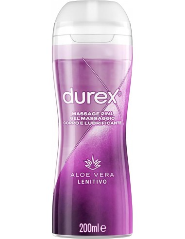 Durex Massage 2 in 1 Gel Lubrificante Aloe Vera