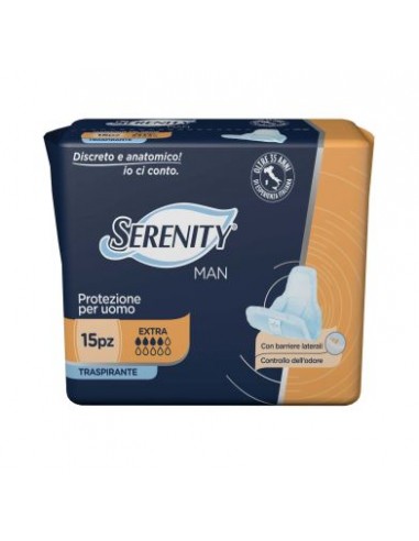 PANNOLINO SERENITY LIGHT MAN EXTRA CON ADESIVO O ALTRO FISSAGGIO