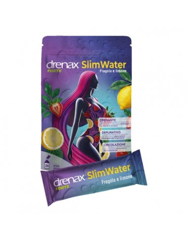 DRENAX FORTE SLIM WATER FRAGOLA E LIMONE 24 BUSTINE