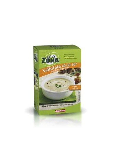 Vellutata Enerzona con funghi porcini
