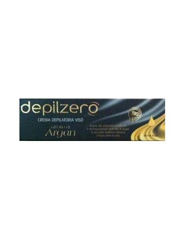 Crema depilatoria per il viso all' Olio Argan Depilzero - 50 ml