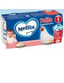 Omogeneizzato al pollo Mellin 4M+ - 2 vasetti