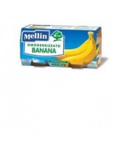 Omogeneizzato alla banana Mellin 4M+ - 2 vasetti