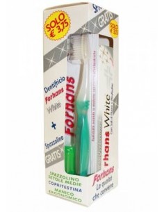 Dentifricio White e spazzolino Forhans