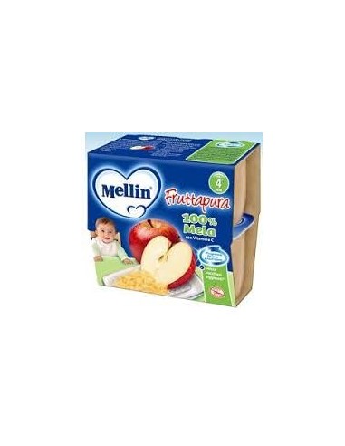 Fruttapura Mellin gusto mela - 4 vasetti