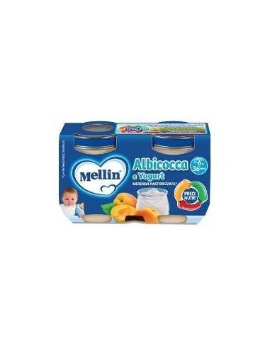 Merenda allo yogurt e albicocca Mellin - 2 vasetti