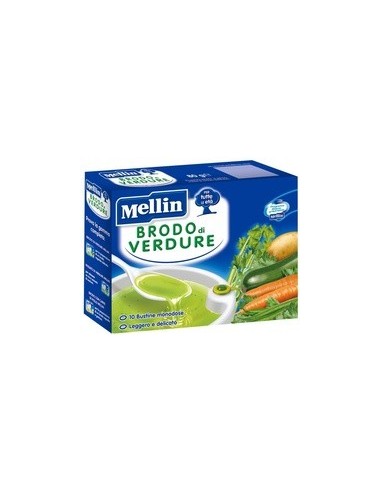 Brodo di verdure Mellin - 10 buste