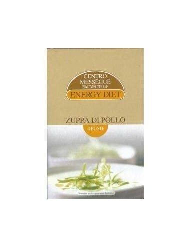 Zuppa di pollo Energy Diet Centro Méssegué - 4 buste