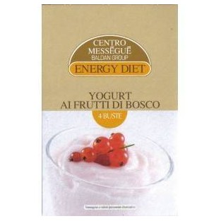 Yogurt ai frutti di bosco Energy Diet Centro Méssegué - 4 buste