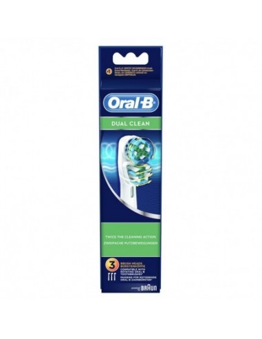 Testine di ricambio Dual Clean Oral B - 3 pezzi