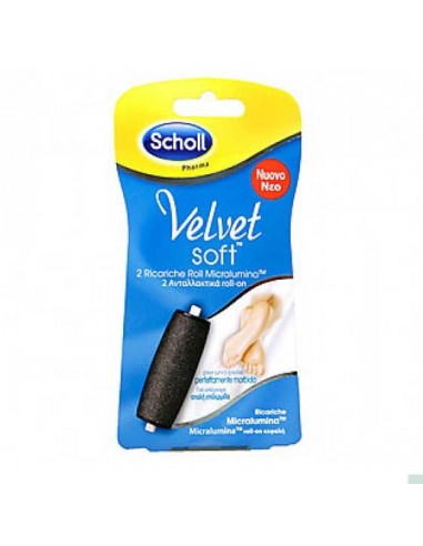 Ricarica per Velvet soft roll Dr Scholl - 2 testine