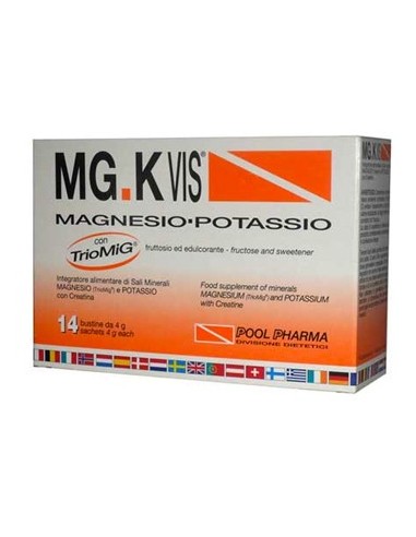 Integratore salino Mg.K Vis - 14 bustine