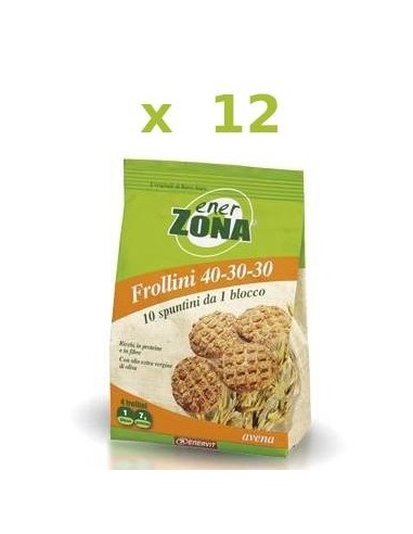 Cofanetto frollini all'avena Enerzona - 12 pack
