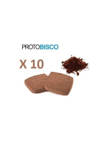 Protobisco Ciao Carb al cacao - 10 pezzi