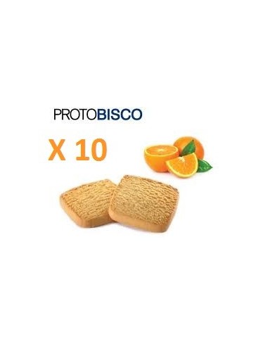 Protobisco Ciao Carb all'arancia - 10 pezzi