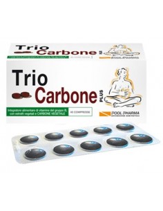 Trio carbone plus - 40 compresse