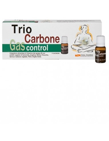 Trio carbone gas control - 7 flaconcini