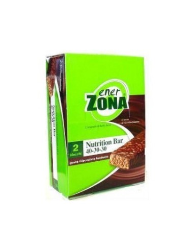 Barrette al cioccolato fondente Enerzona Nutrition bar - 20 pezzi