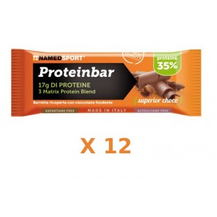 Proteinbar Superior Choco Named - Box 12 pezzi