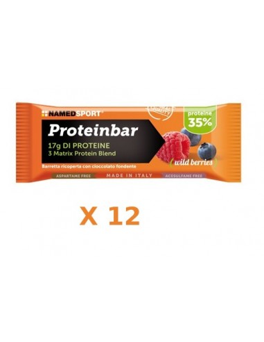 Proteinbar Superior Frutti di bosco Named - Box 12 pezzi