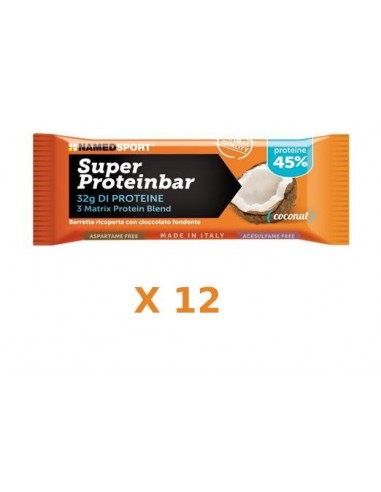 Superproteinbar Superior Cocco Named - Box 12 pezzi