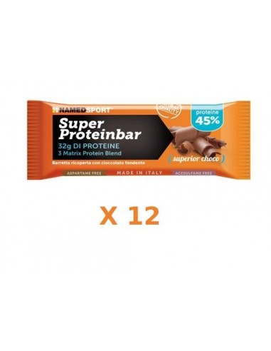 Superproteinbar Superior Choco Named - Box 12 pezzi