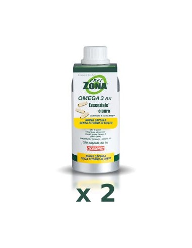 Kit promo: 2 confezioni di Omega 3 Rx Enerzona da 240 capsule