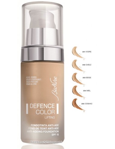 Fondotinta lifting Bionike Defence Color - Cognac