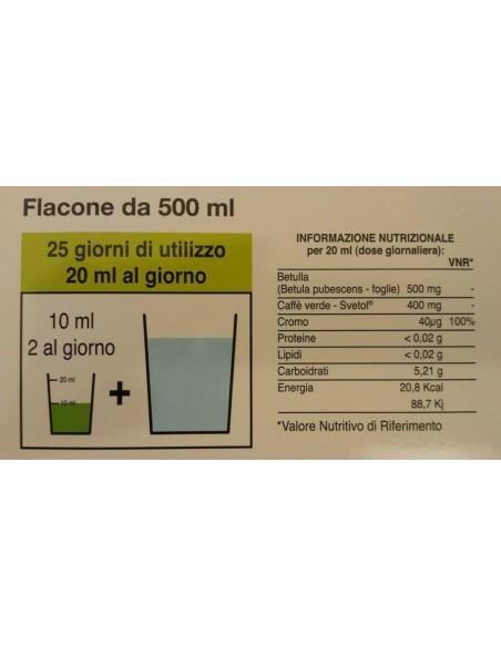 Green Coffee 400 Hot & Cold Dietalinea - 500 ml