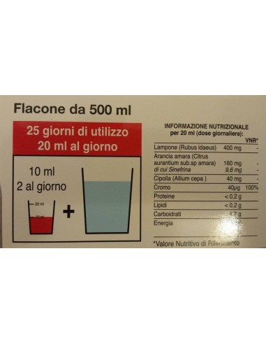 Raspberry Keton 400 Dietalinea - 500 ml